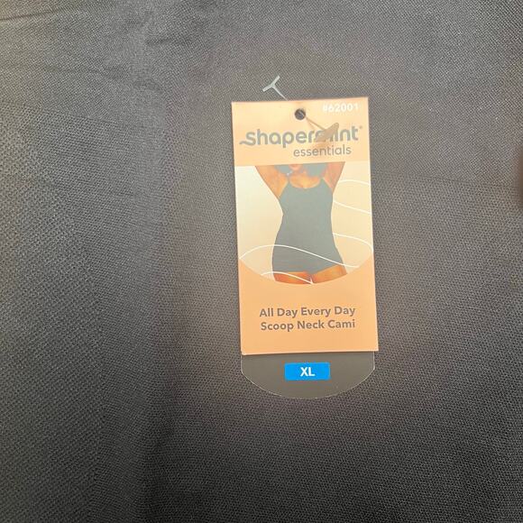 NEW Shapermint Essentials Women's XL All Day Everyday Scoop Neck Cami Black Tank - Picture 5 of 9